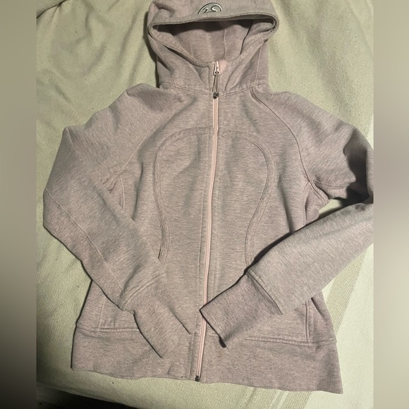 Heathered pink lululemon full length scuba - size 10 - Picture 6 of 10